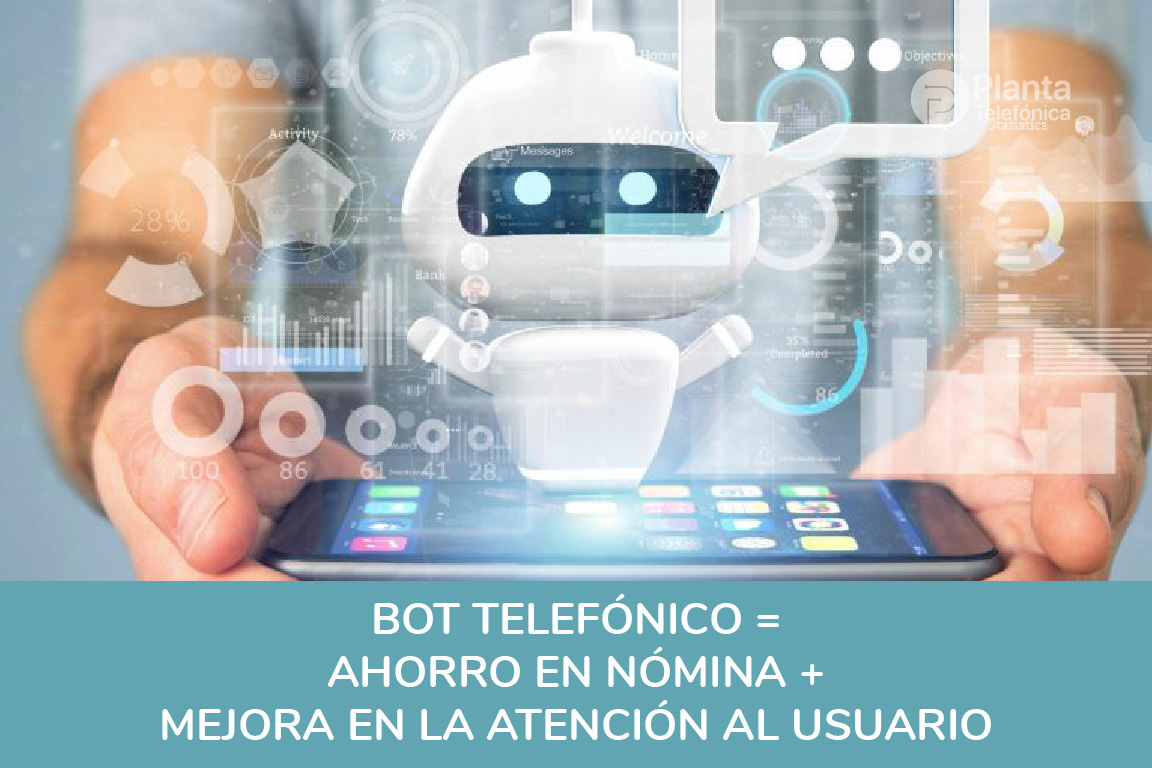 Bot telefónico = ahorro en nómina + mejora en la atención al usuario